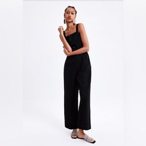 Zara Linen Jumpsuit - US M